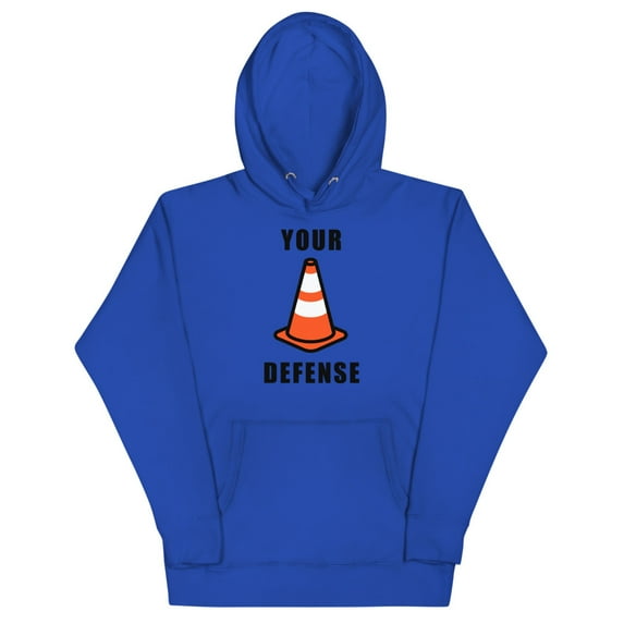 Your Defense Hockey Adult Hoodie (Team Royal, M)