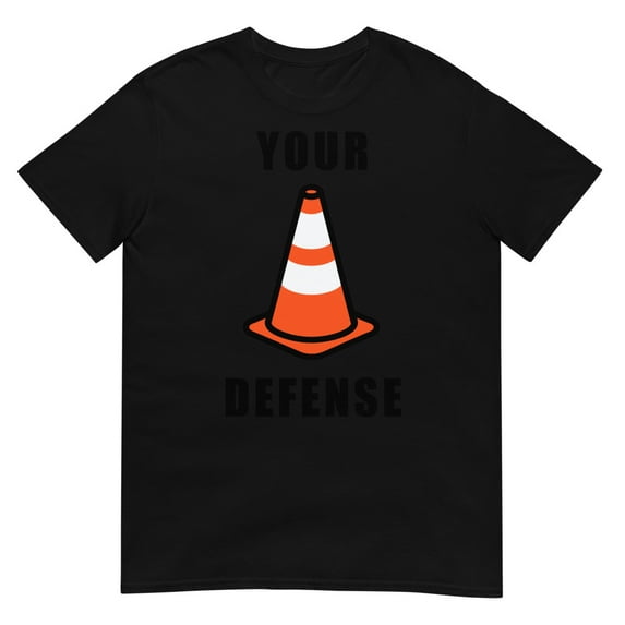 Your Defense Hockey Adult T-Shirt (Black, 3XL)
