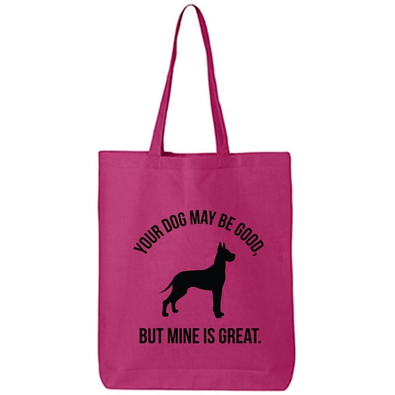 Your Dog May Be Good Cotton Canvas Tote Bag