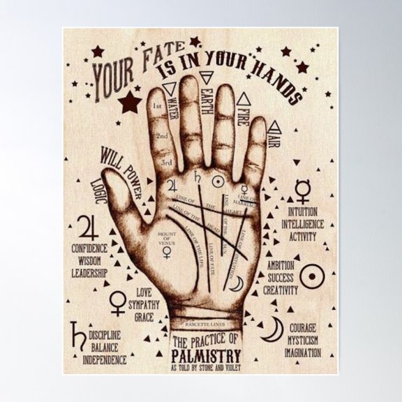 Your Fate Poster Wall Art, Modern Wall Decor For Living Room Bedroom, 12x18 UNFRAMED