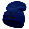 thumbnail image 1 of Your Favorite Tour Guide Embroidered 12 Inch Long Knitted Beanie - Royal OSFM, 1 of 5