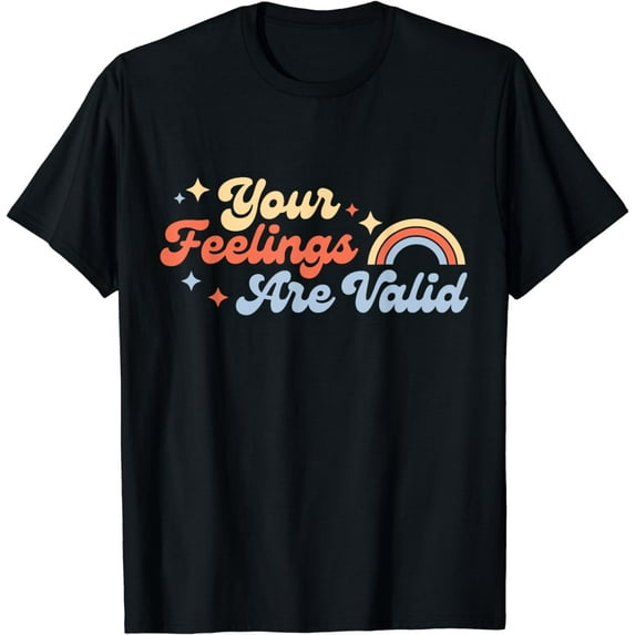 Your Feelings Are Valid Cute Mental Health Awareness T-Shirt