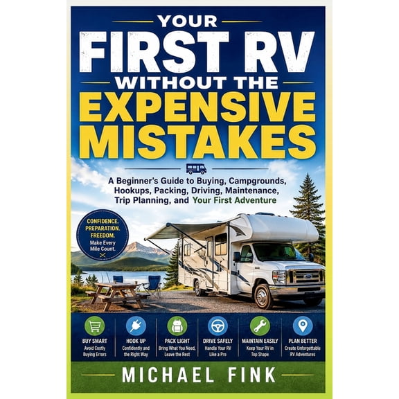 Your First RV Without the Expensive Mistakes: A Beginner's Guide to Buying, Campgrounds, Hookups, Packing, Driving, Main, (Paperback)