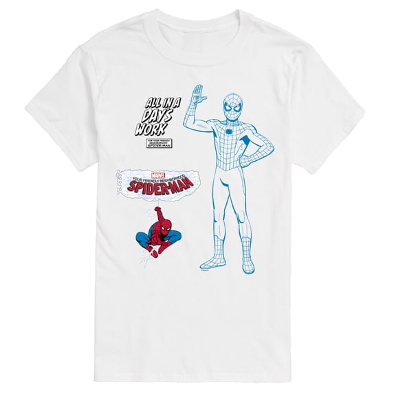 Your Friendly Neighborhood Spider-Man - Faux Multi Hit - Men's Short Sleeve Graphic T-Shirt
