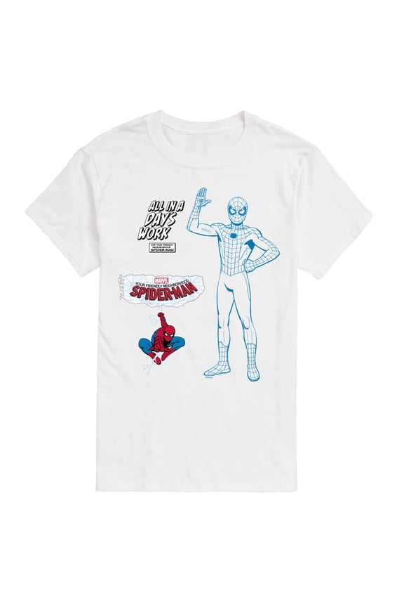 Your Friendly Neighborhood Spider-Man - Faux Multi Hit - Men's Short Sleeve Graphic T-Shirt