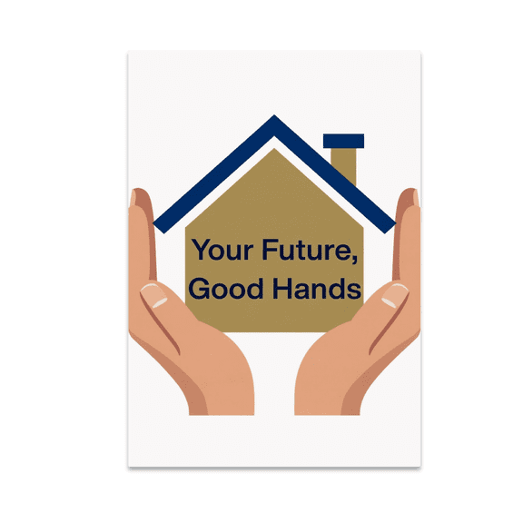 Your Future Good Hands Insurance Agent Decor - Professional Office - 13x19 Poster Print