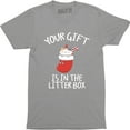 thumbnail image 1 of Your Gift Is In The Litter Box - Merry Chirstmas Holiday Men's T-Shirt, 1 of 4