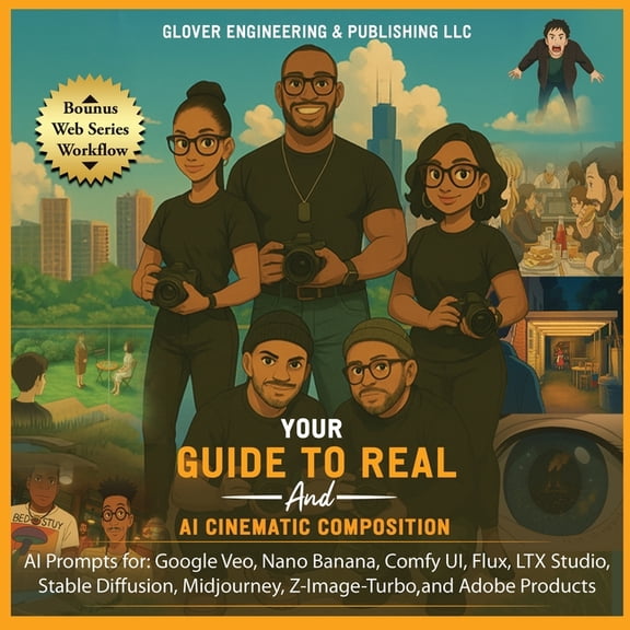 Your Guide to Real & AI Cinematic Composition: AI Prompts are designed for Google Veo, Nano Banana, Comfy UI, Flux, , (Paperback)