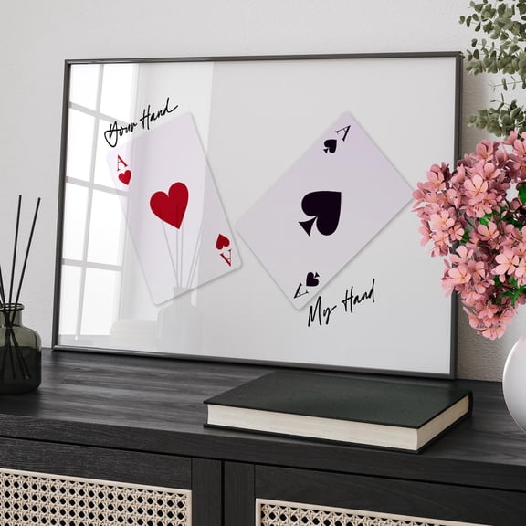 Your Hand My Ace Cards Lucky You Playing Card Romantic Poker Love Decor, Unframed Canvas