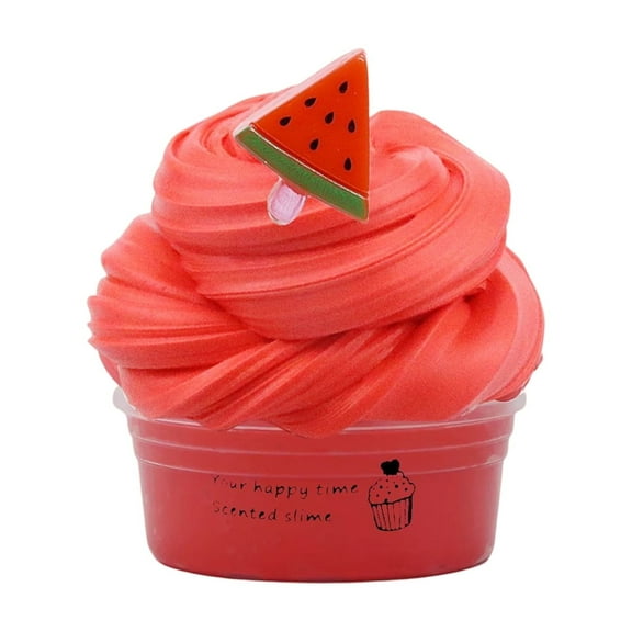 Your Happytime Scented Slime - 50Ml Red Slime With Random Small Toy, Scented Texture For Kids Sensory Play, Stress Relief, Party Favors