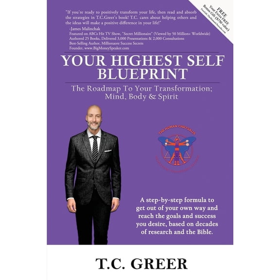 Your Highest Self Blueprint: The Roadmap to Your Transformation; Mind, Body, Spirit, (Paperback)