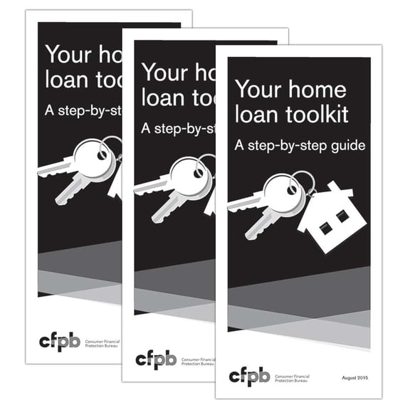 "Your Home Loan Toolkit" Pack of 25 W/Closing Disclosure