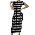 thumbnail image 1 of Your Image Customized Dress Short Sleeve Custom Made Design Aesthetic Maxi Dresses Sexy Bodycon Dress Custom Oversized Clothes, 1 of 3