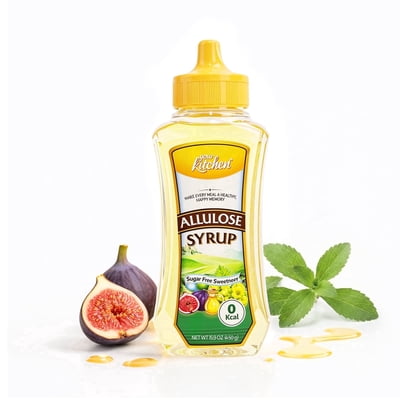 Your Kitchen Allulose Syrup 15.9 oz - Keto Allulose 99.5%, Zero Calorie Sweetener, Low Glycemic, 0 Net Carbs, 0 Sugar Allulose Sweetener