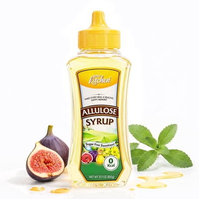 Your Kitchen Allulose Syrup 31.7 oz - Keto Allulose 99.5%, Zero Calorie Sweetener, Low Glycemic, 0 Net Carbs, 0 Sugar Allulose Sweetener