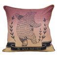 thumbnail image 1 of Your LifeStyle Forest Symbols Bear Dec Pillow, 1 of 2