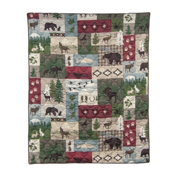 Your Lifestyle Montana Forest Quilted Throw