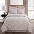 thumbnail image 1 of YLS Y00432 Queen Size Comforter Set - Almaria Blush, 1 of 5