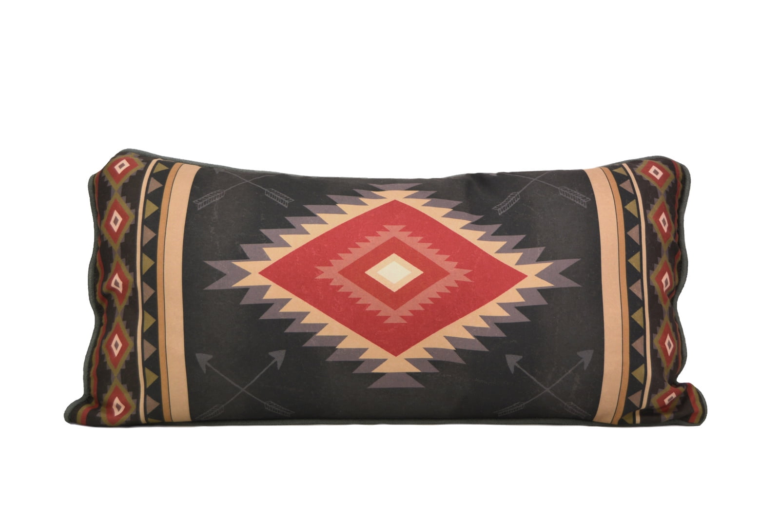 Southwest Diamond Motif Rectangular Decorative Pillow