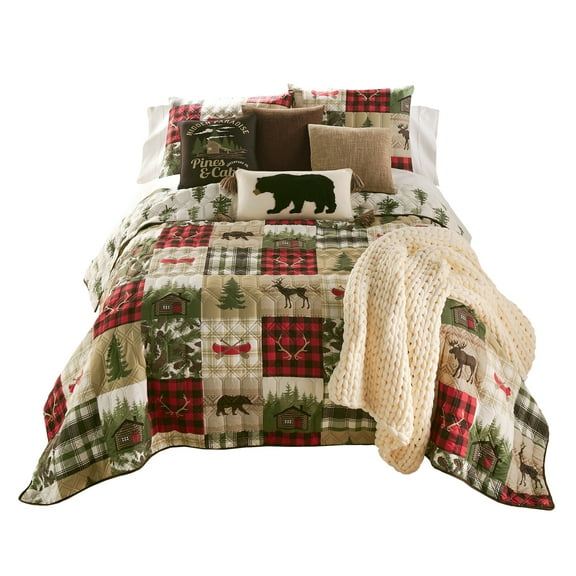 Your Lifestyle by Donna Sharp  Cedar Lodge 3PC Quilt Set Queen