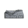 thumbnail image 1 of Your Lifestyle by Donna Sharp Garment Washed Oversize Grid Throw from  Grey, 1 of 3