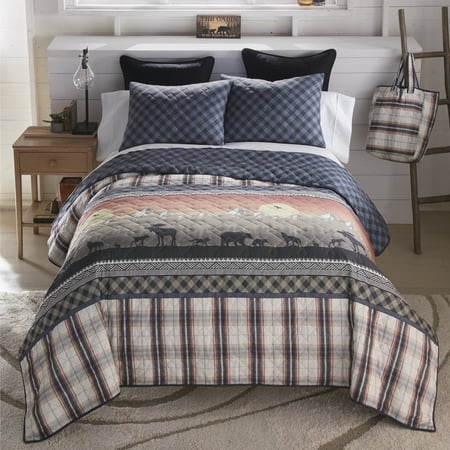 Your Lifestyle by Donna Sharp Morning Path 3 Piece Quilt Set from Full - Queen 3 Piece