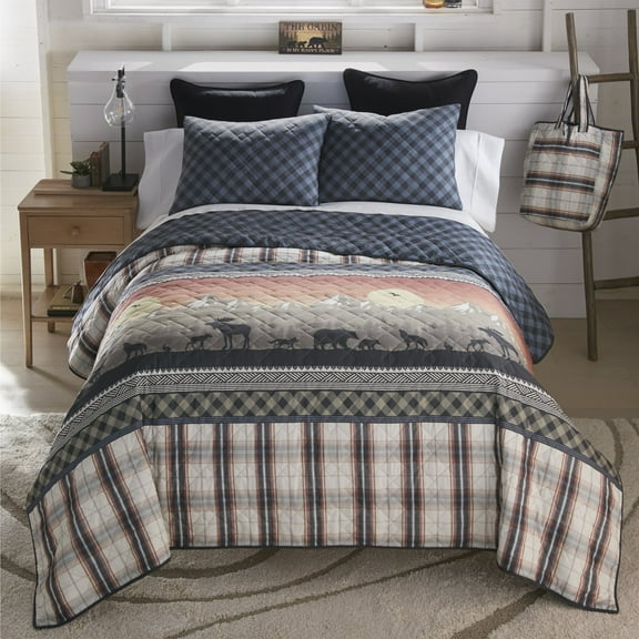 Your Lifestyle by Donna Sharp Morning Path 3 Piece Quilt Set from  Full - Queen 3 Piece