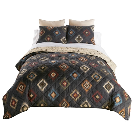 Your Lifestyle by Donna Sharp Phoenix 3PC Microfiber Quilt Set Twin