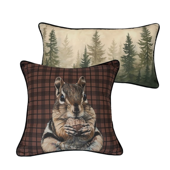 Your Lifestyle by Donna Sharp Pine Panels 2PC Rustic Pillow Set