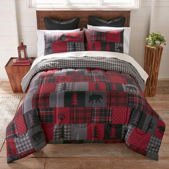 Your Lifestyle by Donna Sharp Red Forest 3PC King Comforter Set