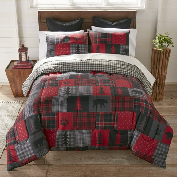 Your Lifestyle by Donna Sharp Red Forest 3PC Queen Lodge Comforter Set