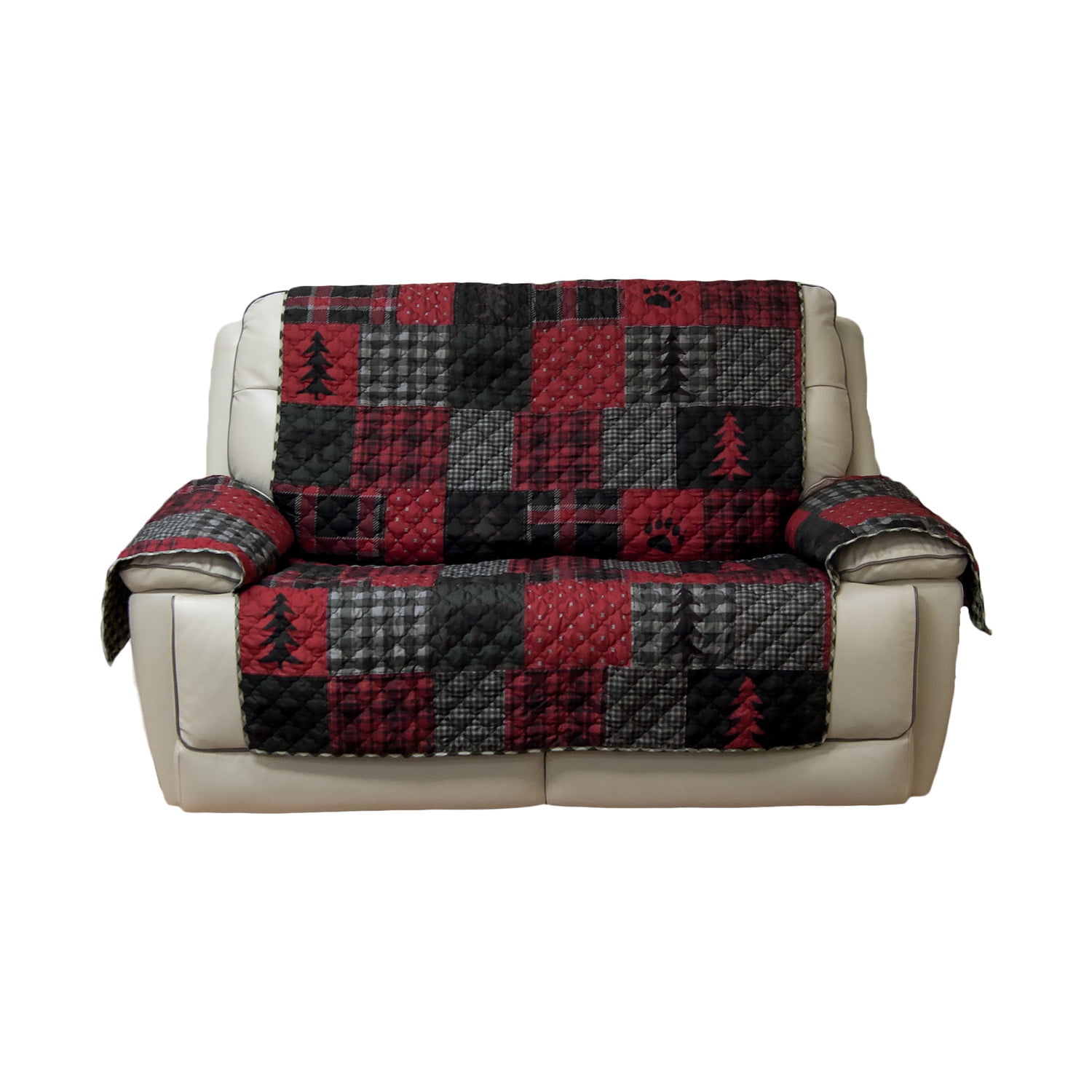 Your Lifestyle by Donna Sharp Red Forest Loveseat Cover