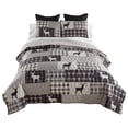 thumbnail image 1 of Your Lifestyle by Donna Sharp Ridge Point Microfiber Quilt Set from  Twin, 1 of 12