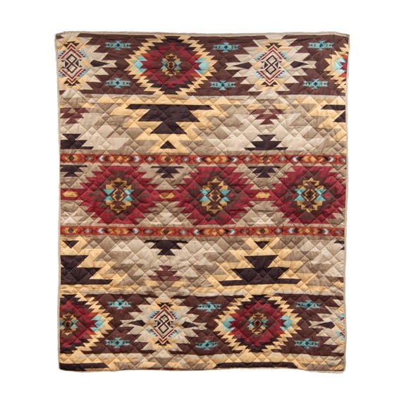 Donna Sharp Sand Dune Lightweight Quilted Throw/Blanket