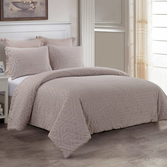 Your Lifestyle by Donna Sharp Seville Blush King 3PC Comforter Set Contemporary