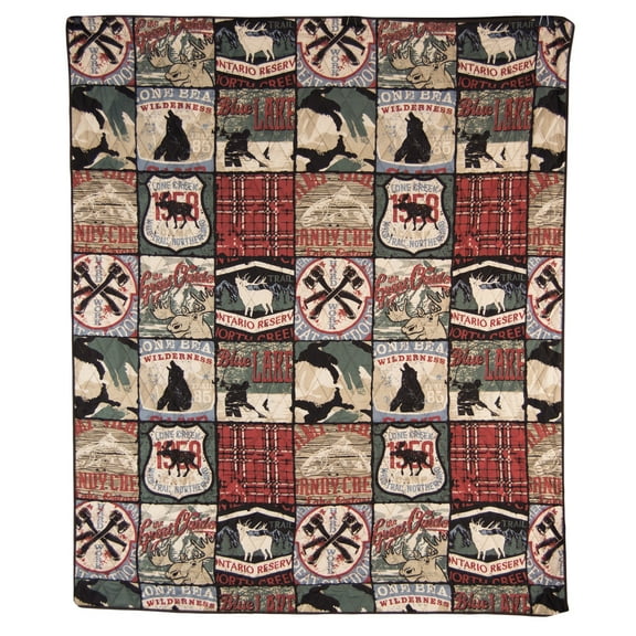 Your Lifestyle by Donna Sharp The Great Outdoors Quilted Throw Blanket