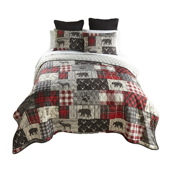 Your Lifestyle by Donna Sharp Timber 3-PC Quilt Set from  Queen 3 Piece