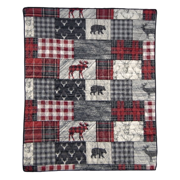 Your Lifestyle by Donna Sharp Timber Microfiber Throw