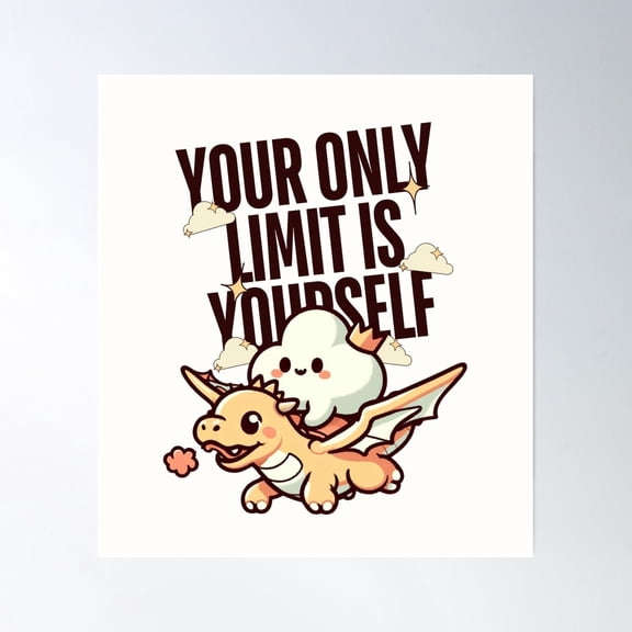 Your Limit Poster Wall Art, Modern Wall Decor, 16x24 UNFRAMED