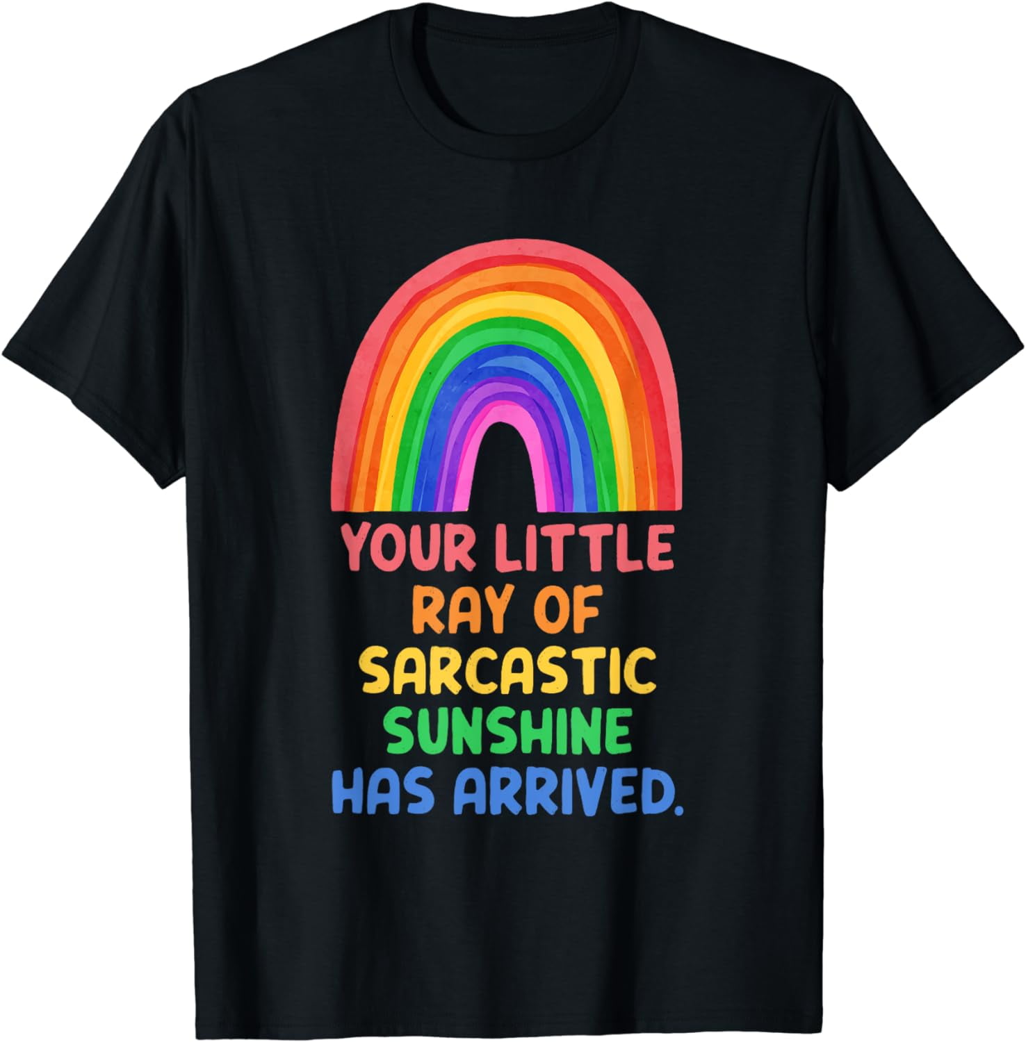 Sarcastic Sunshine Iron-On Patch – 3" Funny Mental Health Humor For Hats & Jackets