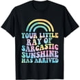 thumbnail image 1 of Your Little Ray Of Sarcastic Sunshine Has Arrived Rainbow T-Shirt, 1 of 2
