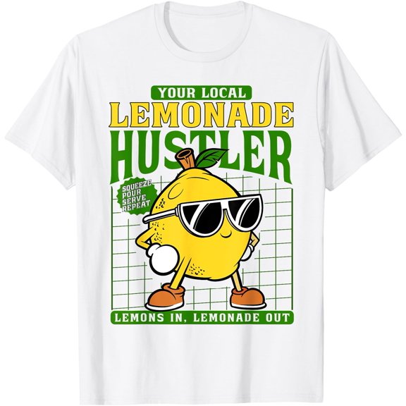 Your Local Lemonade Hustler Funny Lemon Stand Boss Kids T-Shirt