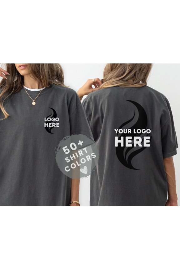 Your Logo Design Shirt Custom Company Logo Merch Team Shirt Personalized Logo T Shirt Logo