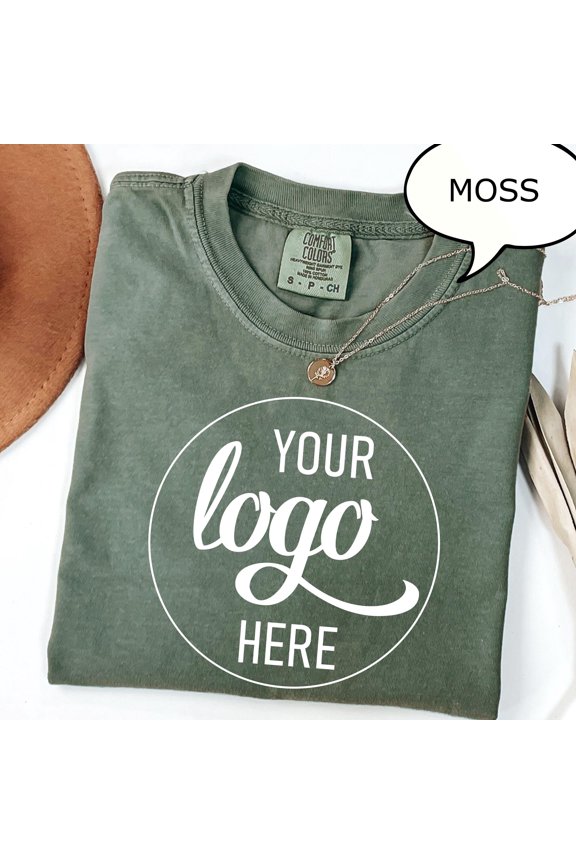 Your Logo Here TShirt Personalized Logo Shirt Small Business Custom Logo Shirt