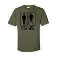 thumbnail image 1 of Your Man, My Man Military Short Sleeve T-Shirt, 1 of 4