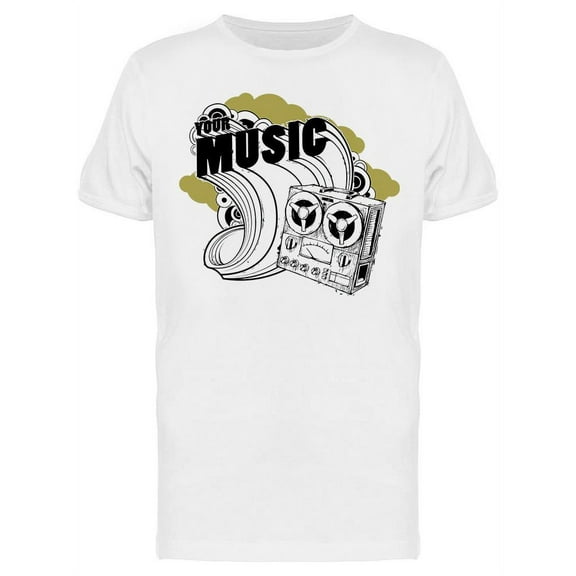 Your Music T-Shirt Men -Image by Shutterstock, Male 3X-Large
