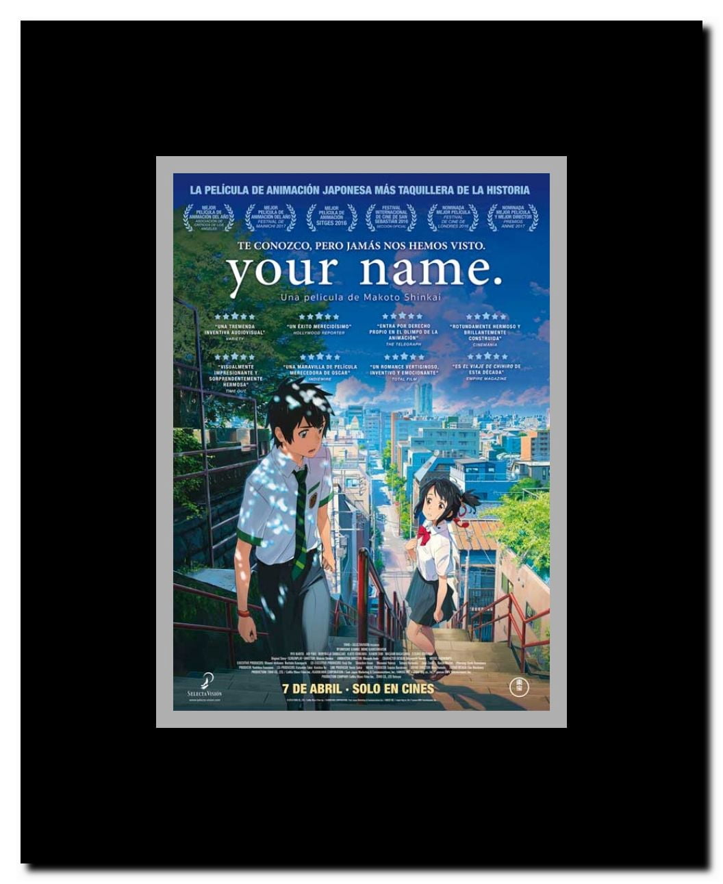 Your Name Framed Movie Poster