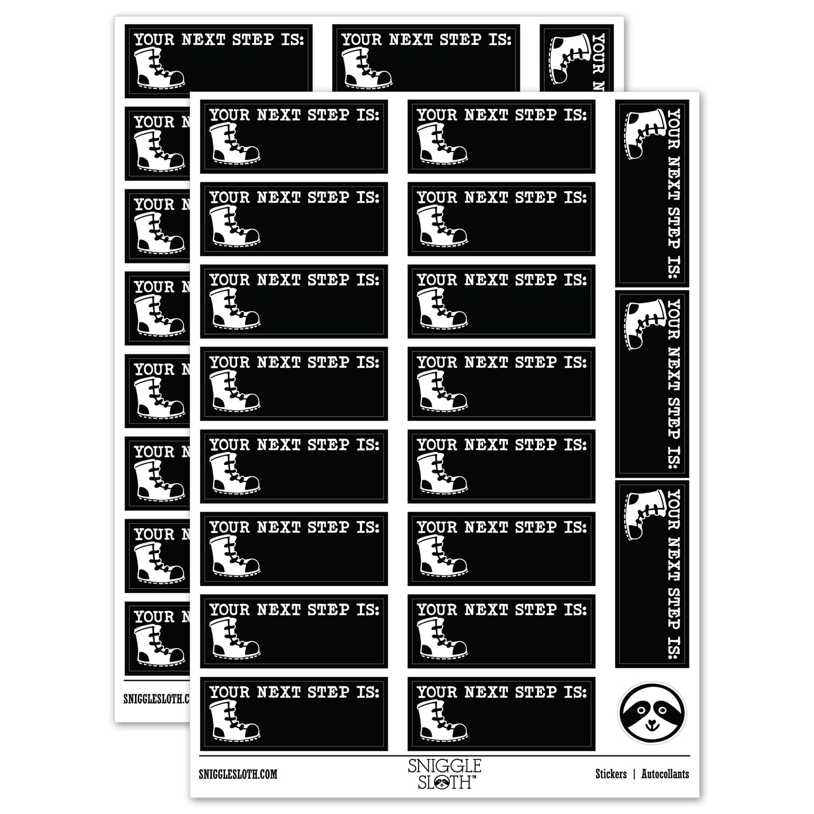 Next Session Sticker Your Next Step is Teacher Student School Sticker Set - Black - Gloss ...