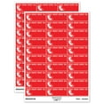 thumbnail image 1 of Your Next Step is Teacher Student School Sticker Set - Red - Gloss Finish - 1.75" Medium, 1 of 7