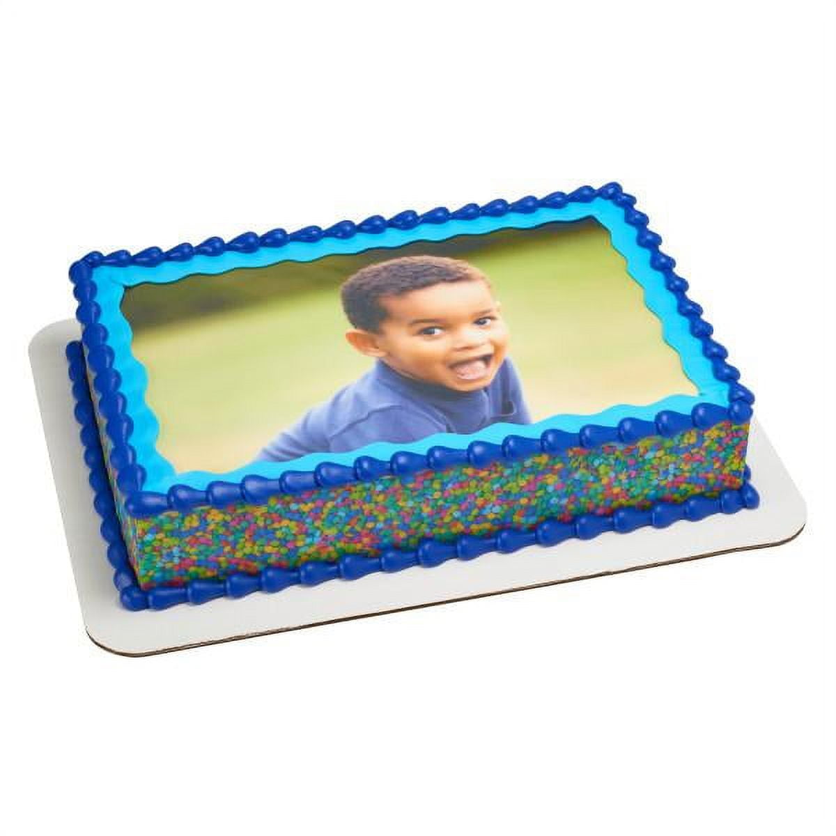 Fortnite Battle Royale Happy Birthday Personalize Edible Cake Topper Image  abpid51014